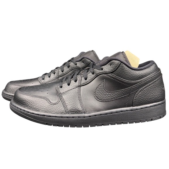 Nike Air Jordan 1 Low Black Basketball Sneakers Shoes Men US 12